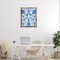 Stupell Industries Strawberry Blue with Birds Floating Frame By Sarah Waldron Kimball